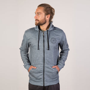 Ball Zip Hoodie - Heather Grey